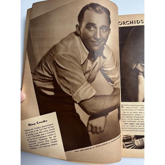 June 1935 Movie Mirror Magazine Jean Harlow Temple Gable Astaire & Rogers Cagney - Picture 10 of 10